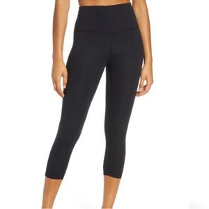 Zella Studio Lite Crop Leggings, Black, Women’s Leggings, Lounge, Size Medium
